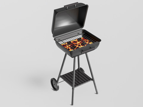 Barbecue grill 3 Modello 3D