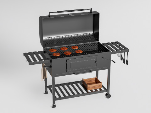 Barbecue grill 3 Modello 3D