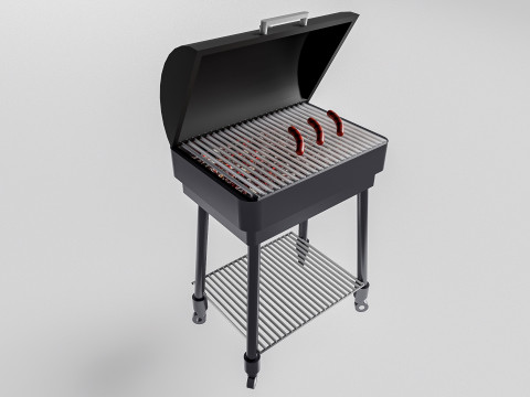Barbecue grill 4 3Dモデル