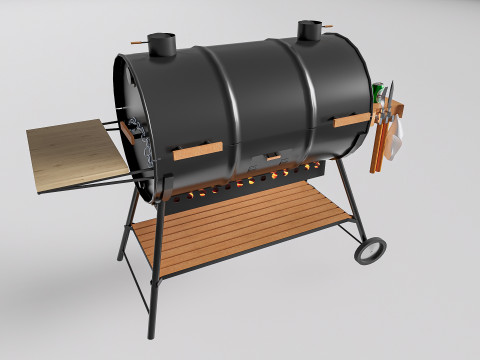 Barbecue grill 4 3Dモデル