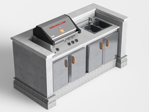 Barbecue grill 5 Modello 3D