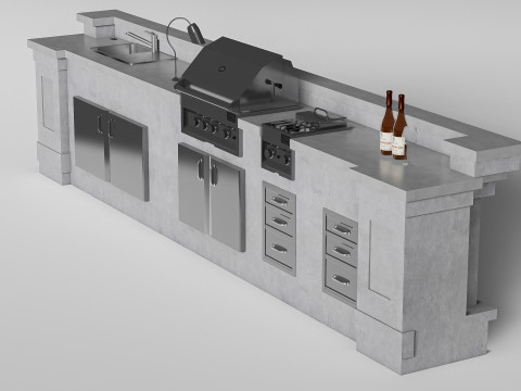 Barbecue grill 5 Modello 3D