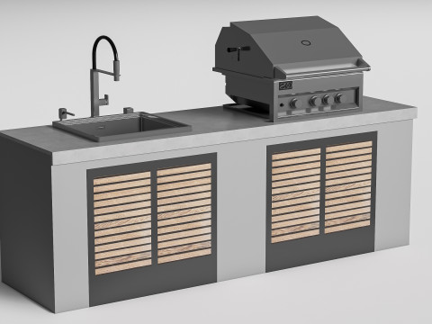 Barbecue grill 5 Modello 3D