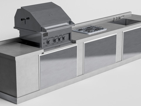 Barbecue grill 5 Modello 3D