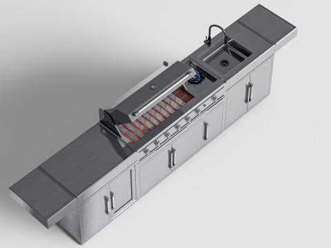 Barbecue grill 5 Modello 3D
