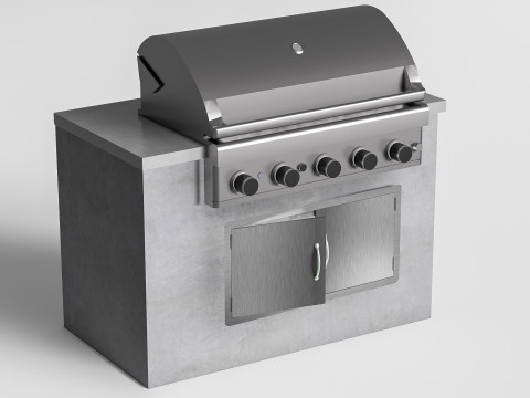 Barbecue grill 5 Modello 3D
