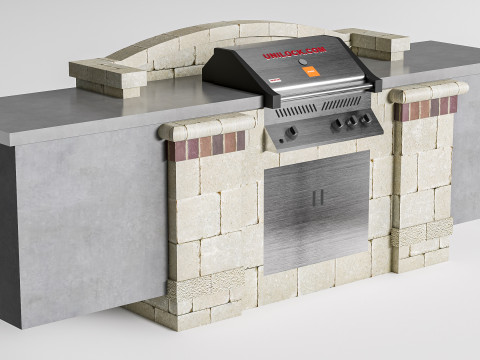 Barbecue grill 5 Modello 3D