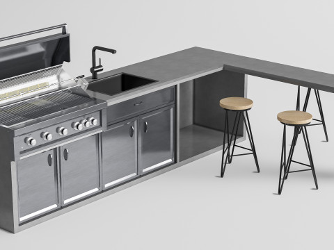 Barbecue grill 5 Modello 3D