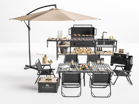 Barbecue grill 6 Modèle 3D