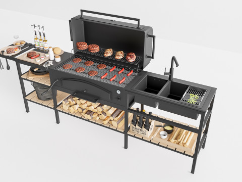 Barbecue grill 6 3D-Modell
