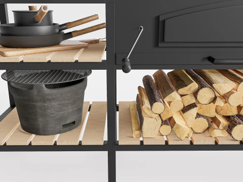 Churrasqueira 6 Modelo 3D