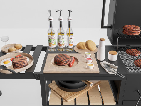 Barbecue grill 6 3D-Modell