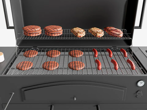 Churrasqueira 6 Modelo 3D