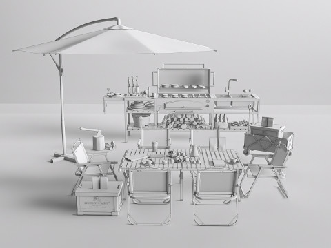 Barbecue grill 6 3D-Modell