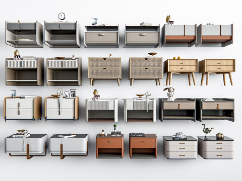 Bedside table 1 3D Model