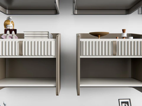 침대협탁 1 3D 모델