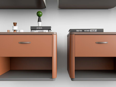 침대협탁 1 3D 모델