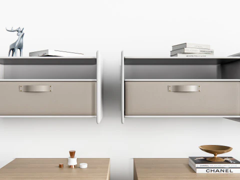 침대협탁 1 3D 모델