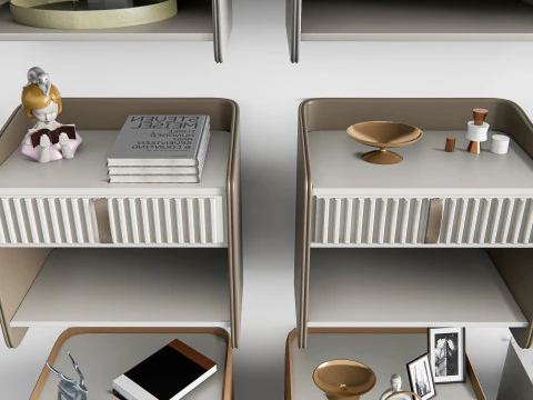 침대협탁 1 3D 모델