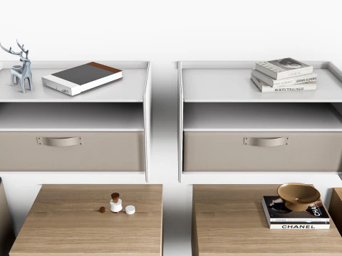 침대협탁 1 3D 모델