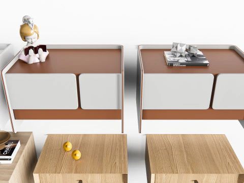 침대협탁 1 3D 모델