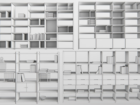 Bookcase 1 Modelo 3D