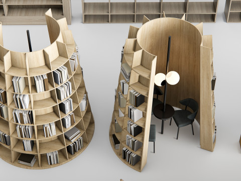 Bookcase 2 Modèle 3D