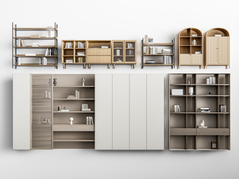 Bookcase 3 3D Model