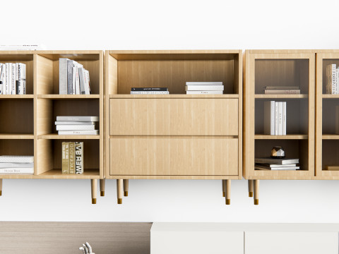 Bookcase 3 3D Model