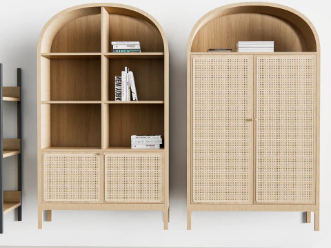 Bookcase 3 3D Model