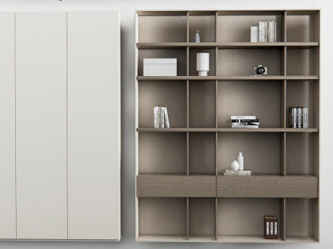 Bookcase 3 3D Model