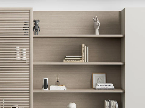 Bookcase 3 3D Model