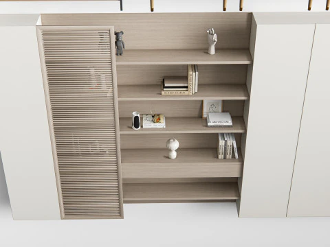 Bookcase 3 3D Model