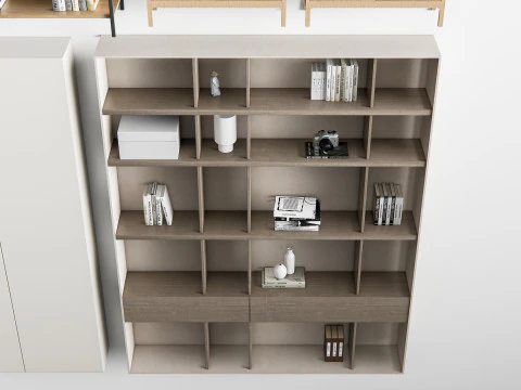 Bookcase 3 3D Model