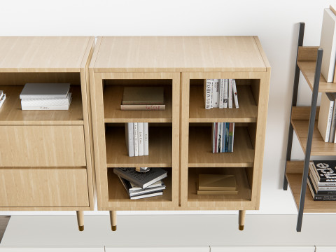 Bookcase 3 3D Model