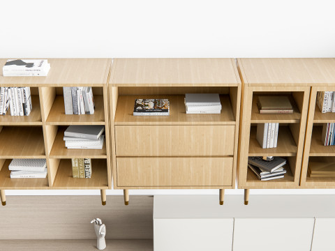 Bookcase 3 3D Model