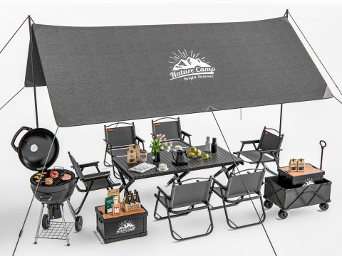 Camping Outdoor Gear pack 1 3D Модель