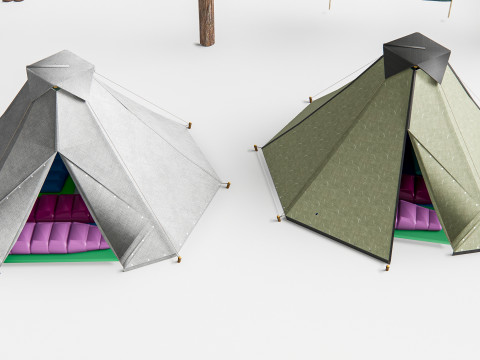 Camping Outdoor Gear pack 2 Modello 3D