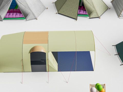 Camping Outdoor Gear pack 2 Modello 3D