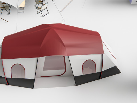 Camping Outdoor Gear pack 2 Modello 3D