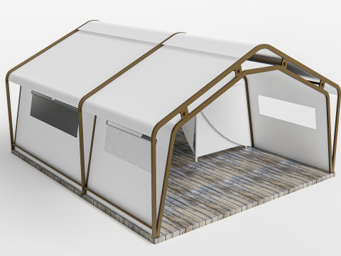 Camping Outdoor Gear pack 5 Model 3D