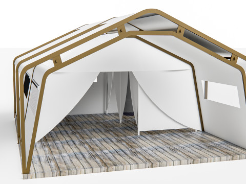 Camping Outdoor Gear pack 5 Model 3D