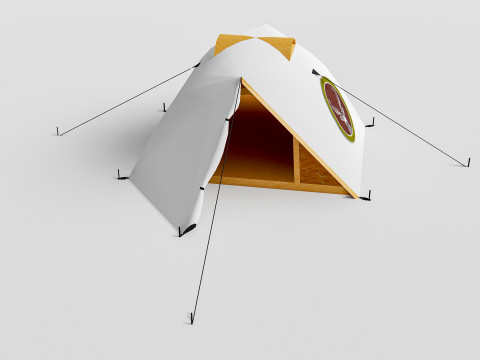 Camping Outdoor Gear pack 5 Model 3D