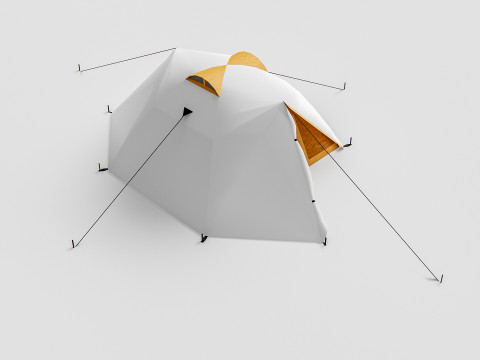 Camping Outdoor Gear pack 5 Model 3D