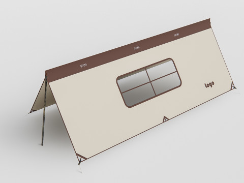 Camping Outdoor Gear pack 5 Model 3D