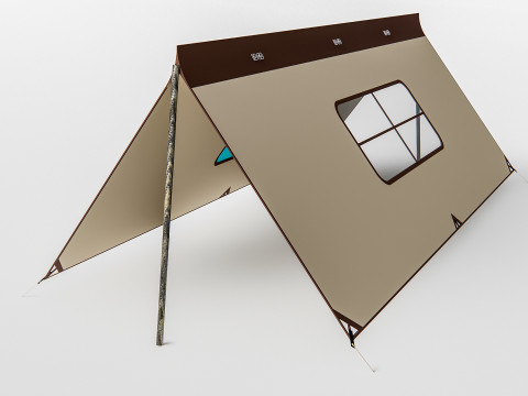 Camping Outdoor Gear pack 5 Model 3D