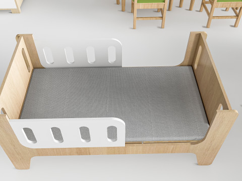 Children table and chairs 1 3D-Modell