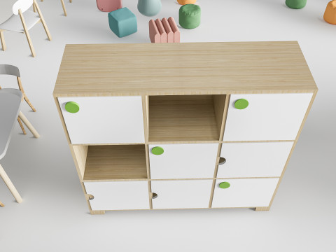 Children table and chairs 1 3D-Modell