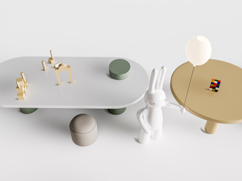 Children table and chairs 3 3D-Modell