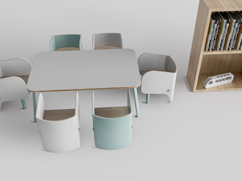 Children table and chairs 4 Modello 3D